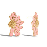Fleur Enamel Bloom Earrings