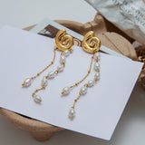 Oceane Pearl Drop Earrings