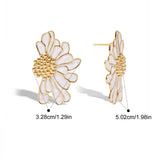 Fleur Enamel Bloom Earrings