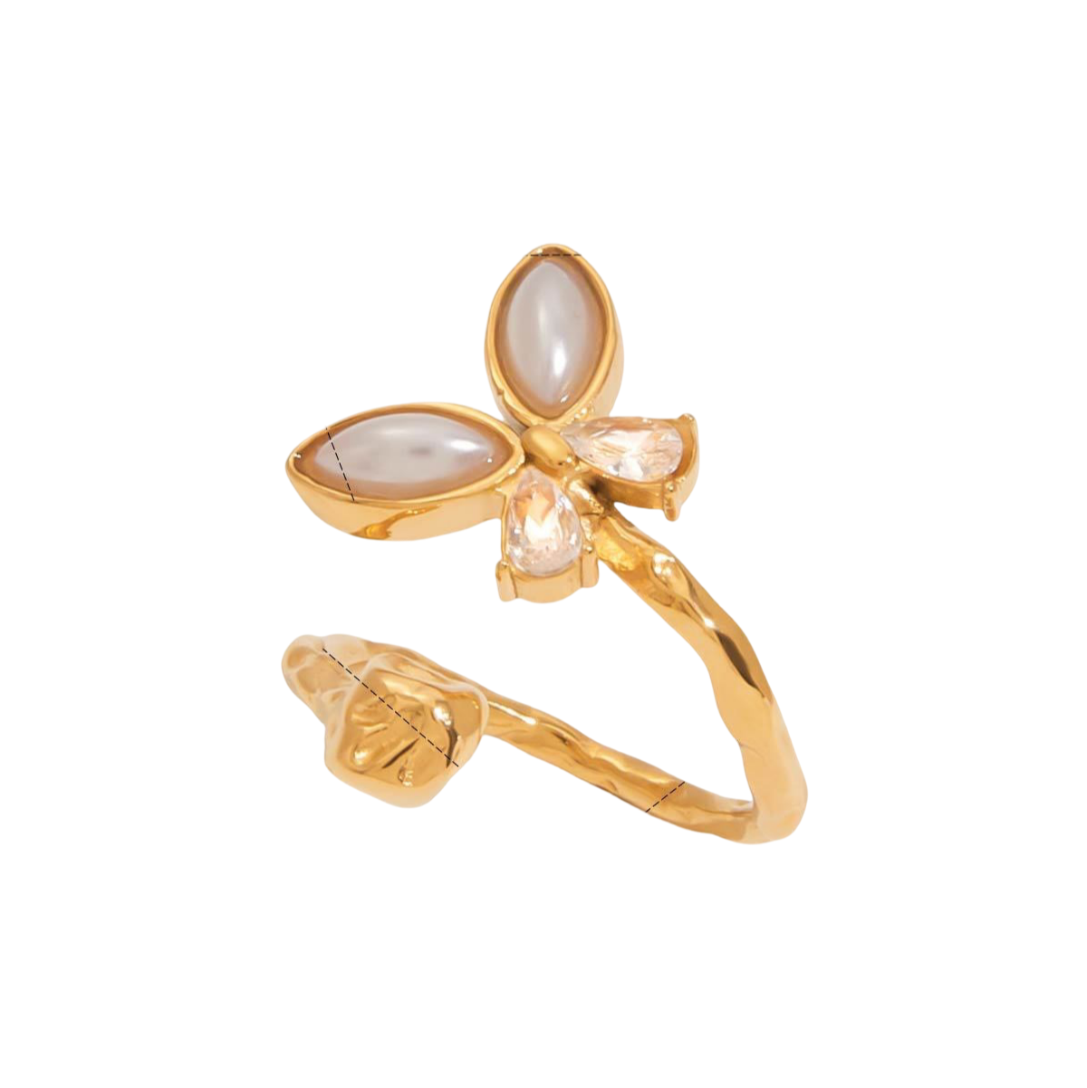 Aurelia Butterfly Ring