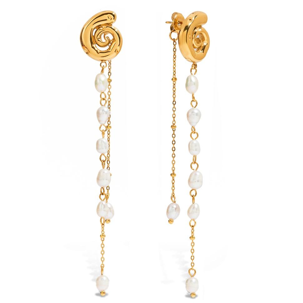 Oceane Pearl Drop Earrings