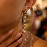 Oceane Pearl Drop Earrings