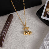Cherry Duo Necklace